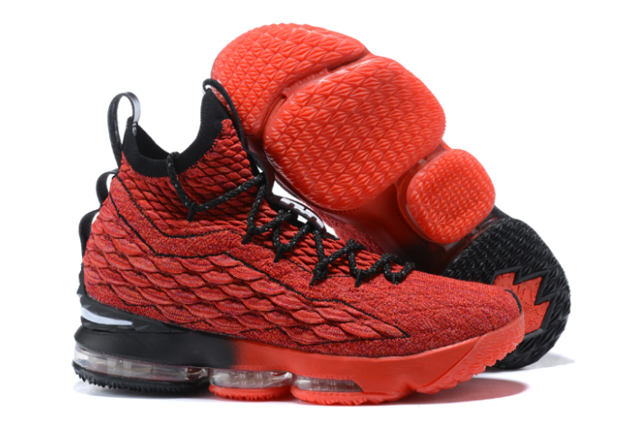 Nike LeBron 15 PE In Red Black